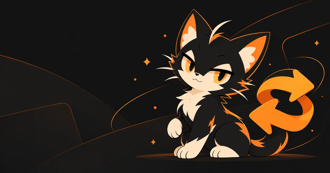 mewvi’s black and orange cat, ready for the beta.